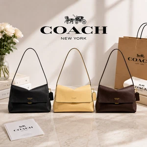 COACH Sac à épaule Chelsea 30 Sac à main en cuir NWT CDS58 Hobo Nouveau