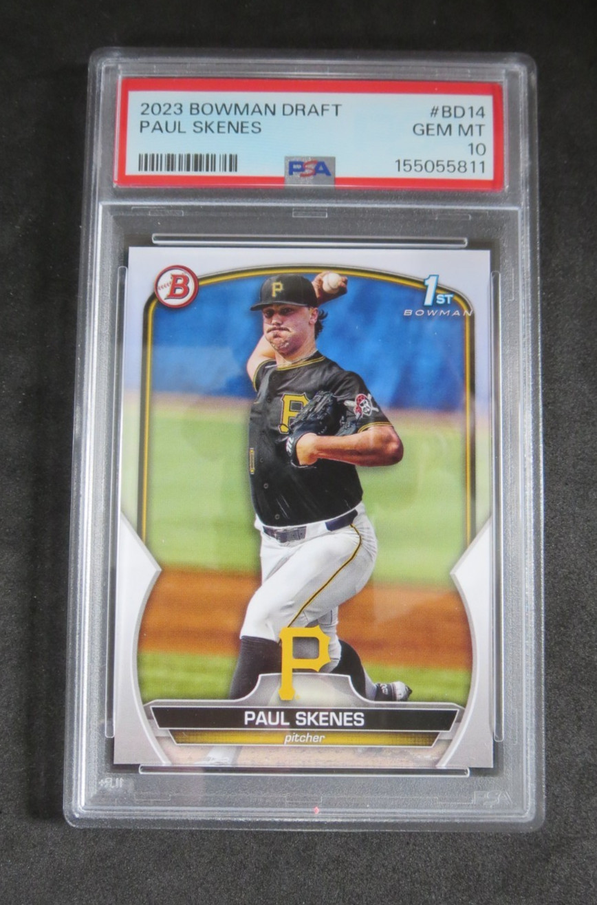 2023 Bowman Draft Paul Skenes GEM MT PSA 10 RC #BD14 Rookie EV