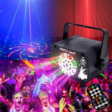 8-Eye DJ Disco Party Stage Light Laser Projector LED RGB KTV Show Lighting USB