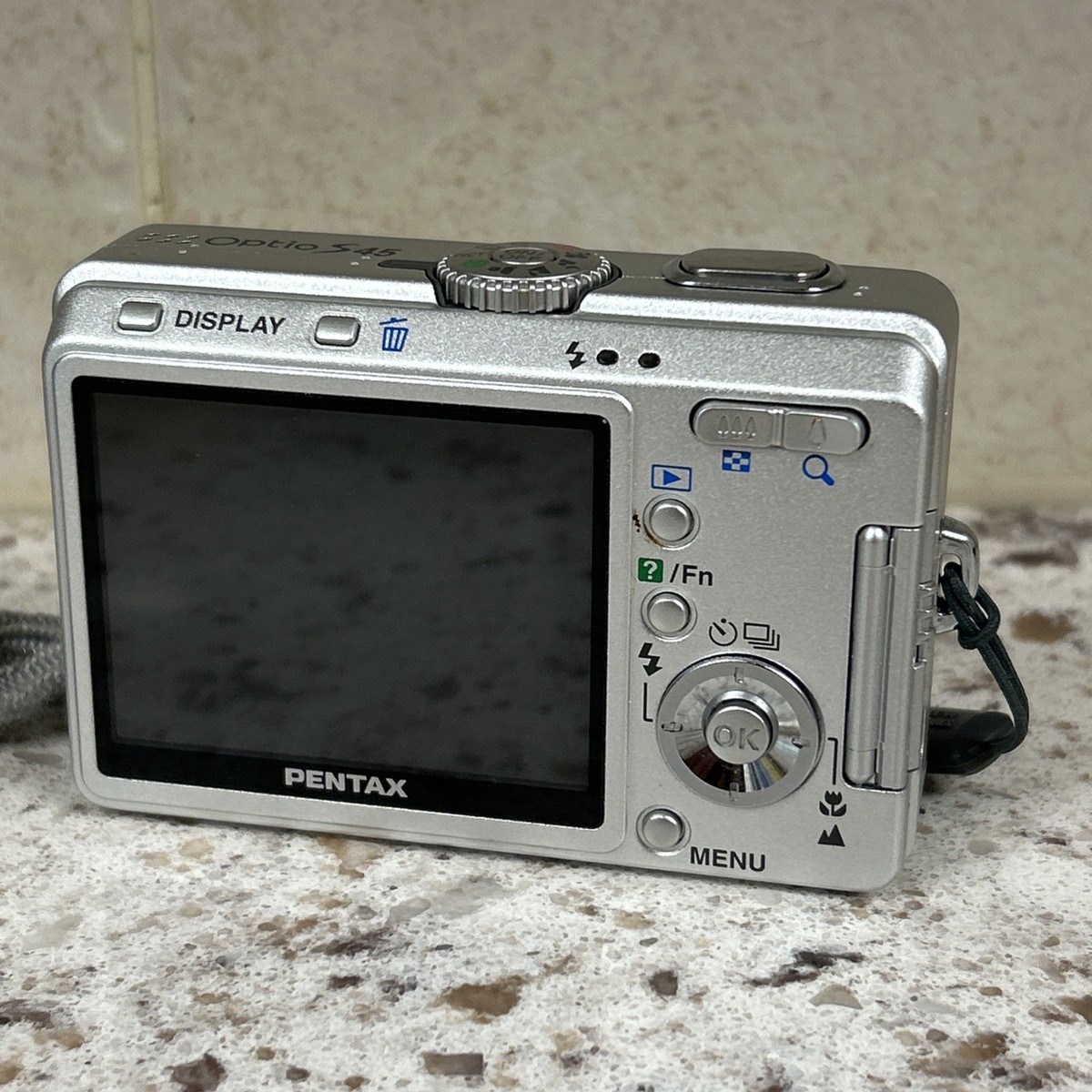 PENTAX Optio S45 4.0MP 3x Optical Zoom Digital Camera Silver