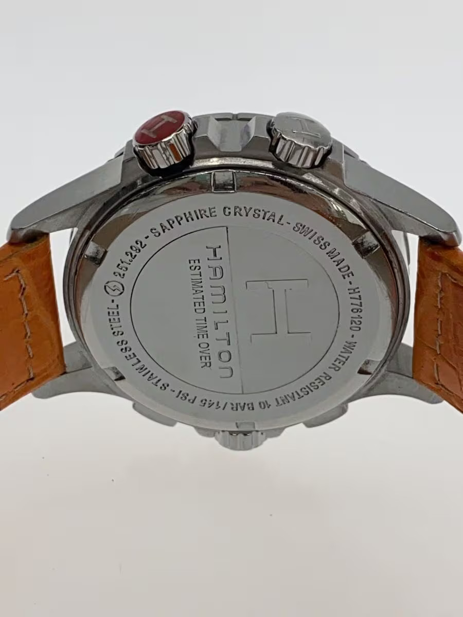 HAMILTON Watch Analog BLK ORN h776120 Includes replacement strap Scratch on the image 3