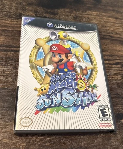 Super Mario Sunshine (Nintendo GameCube, 2002) Complete Tested Black Label