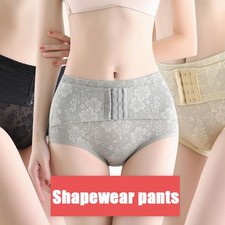 3PCS Women's Tummy Control Shapewear Panties Mid Waist Firm Slimming Body Shaper