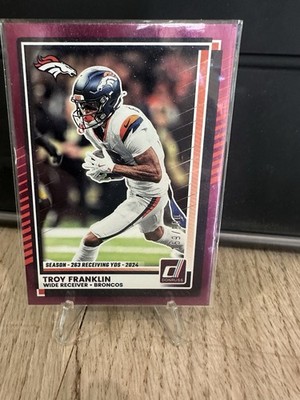 2025 DONRUSS Troy Franklin Season Stat Line # /500