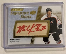 2024-25 Engrained Icons Signature Shots Mike Knuble Auto Red Ink Parallel SS-MK