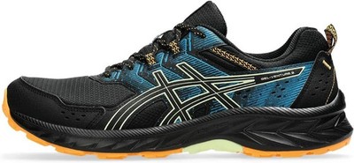 Asics GEL-Venture 9 schwarz blau grün Herren Sneaker Trailschuhe UK 11