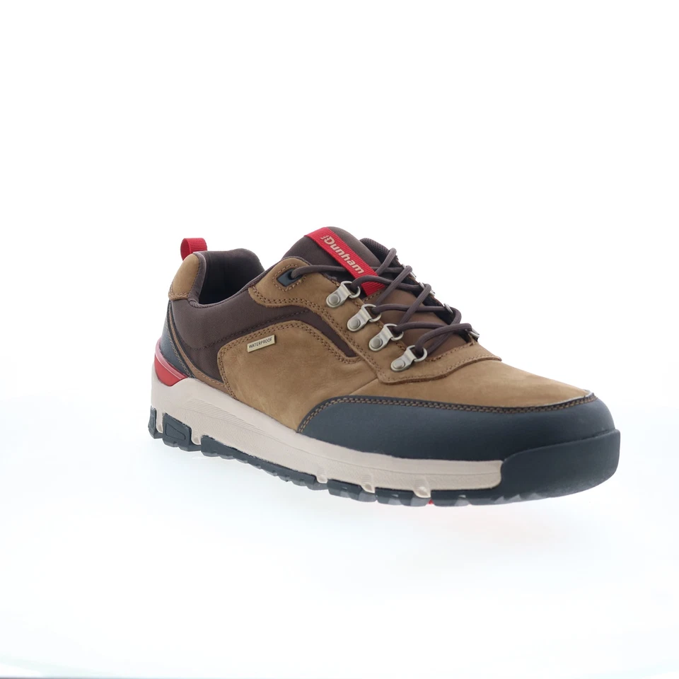Dunham Alpine WP Zapatos Deportivos Con Cordones Para Hombre Marrón Extra Anchos 6E Foto 2 de 4