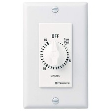 Intermatic FD15MWC 15-Minute Countdown Wall Timer Switch White