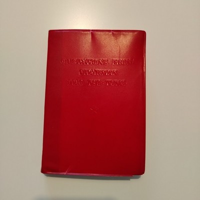 Zitate vom Vorsitzenden Mao Erstausgabe Englisch 1966 Peaking Little Red Book