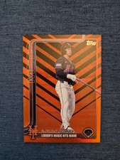 2025 Topps Update Francisco Lindor 2-For-1 Swing #US260 Value Box Holiday Foil