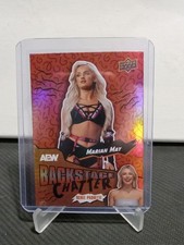 2025 Upper Deck AEW Mariah May Backstage Chatter Red #BC-8 SP Parallel