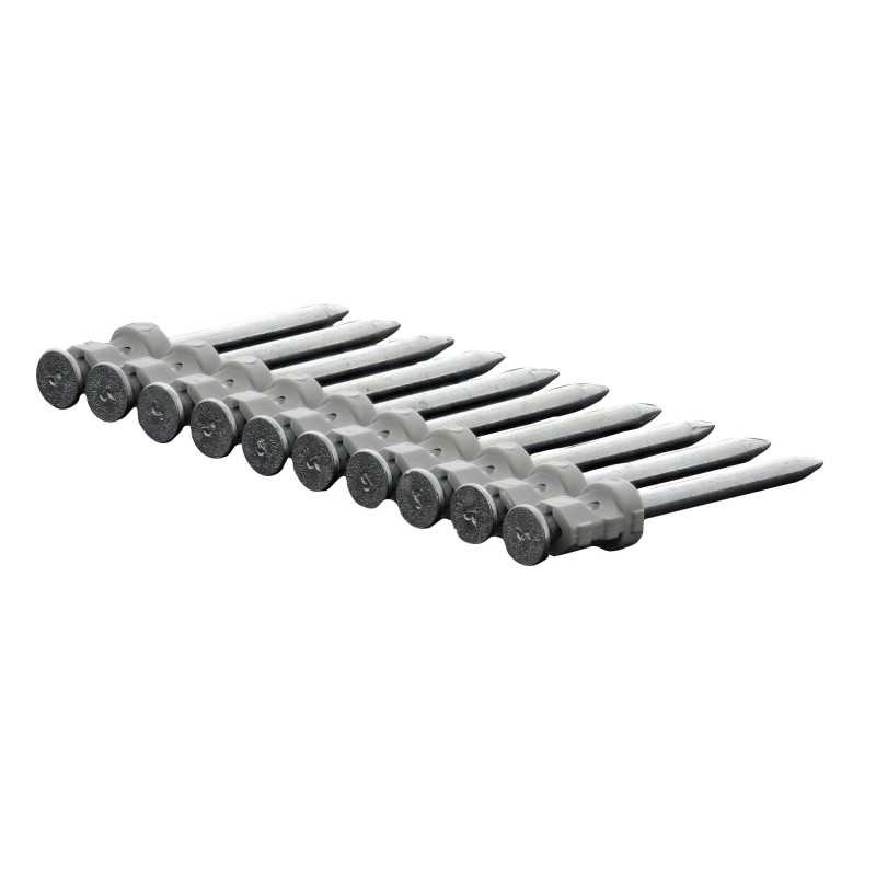 Clous C6 40mm pour fixation de rails sur béton avec cloueur PULSA P800