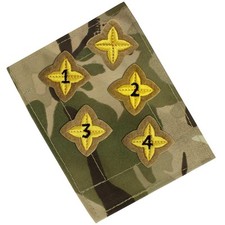 New Combined Cadet Force (A) Core Cadet Syllabus (CCS) Proficiency Star Badges