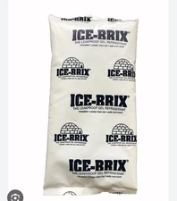 11 Pk Ice-Brix Reusable NonToxic Food Safe Ice Pack 3 oz Gel 5" x 2 3/4" x 3/4"