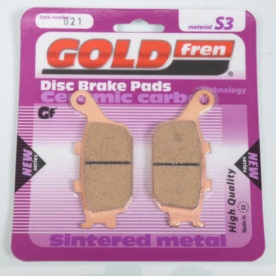 Plaquette de frein Gold Fren pour Moto Honda 600 Cbr Fs Ft 1995 à 1996 AR Neuf - Photo 1/2
