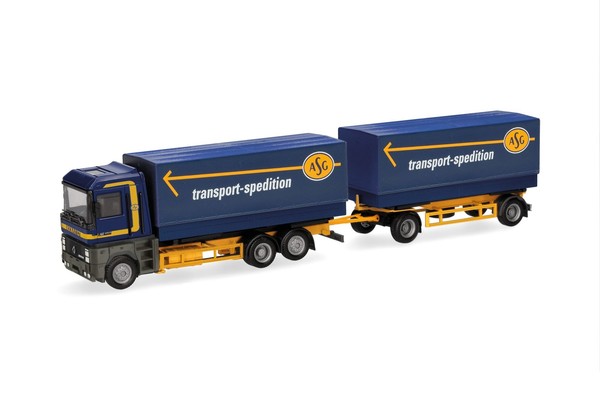 Herpa 320160 Renault Ae Wechselpritschen/Planen-HäNgerzug Asg 1:87 Neu + Ovp-image