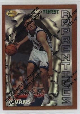 1996-97 Topps Finest Common Bronze Refractor Brian Evans #28 Rookie RC qw7