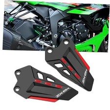 Motorcycle Foot Heel Guard Fit For ZX-6R 2019-2024 2025  Rear ZX6R black-red