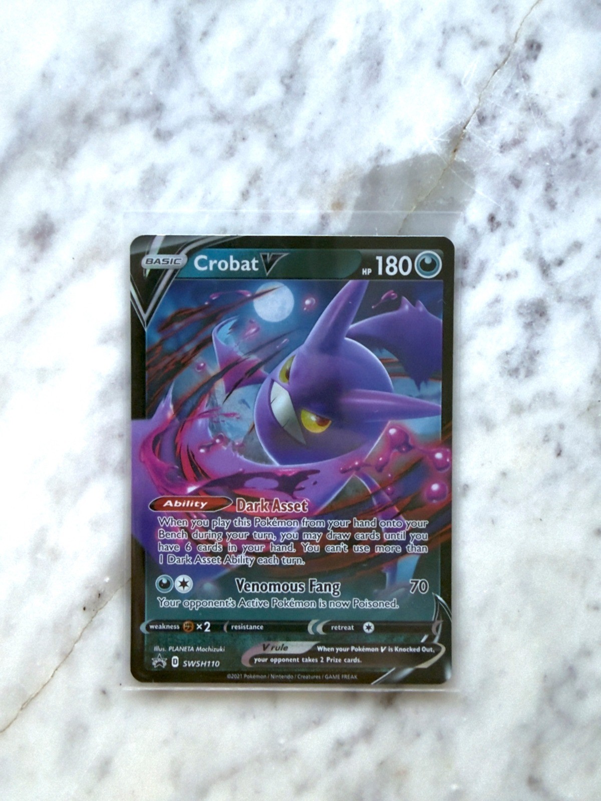 Crobat V - Holo Promo SWSH: Sword & Shield Promo Cards SWSH110 NM