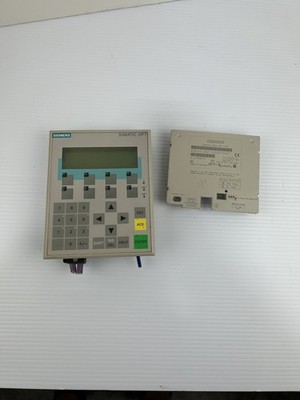 Siemens SIMATIC OP7 DP 1P 6AV3607-1JC20-0AX1 Operator Panel HMI PROFIBUS-DP 24V