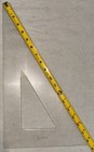 (5) Vintage Drafting Guides | Plastic Triangle Lot 14”—18.5” | Artist Supplies — photo 4