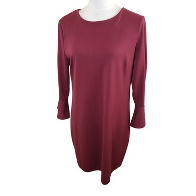 Old Navy Womens Cabernet Flounce Sleeve Shift Dress Size M