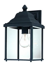 Dolan Designs 935-50 Charleston Outdoor Wall Light Black