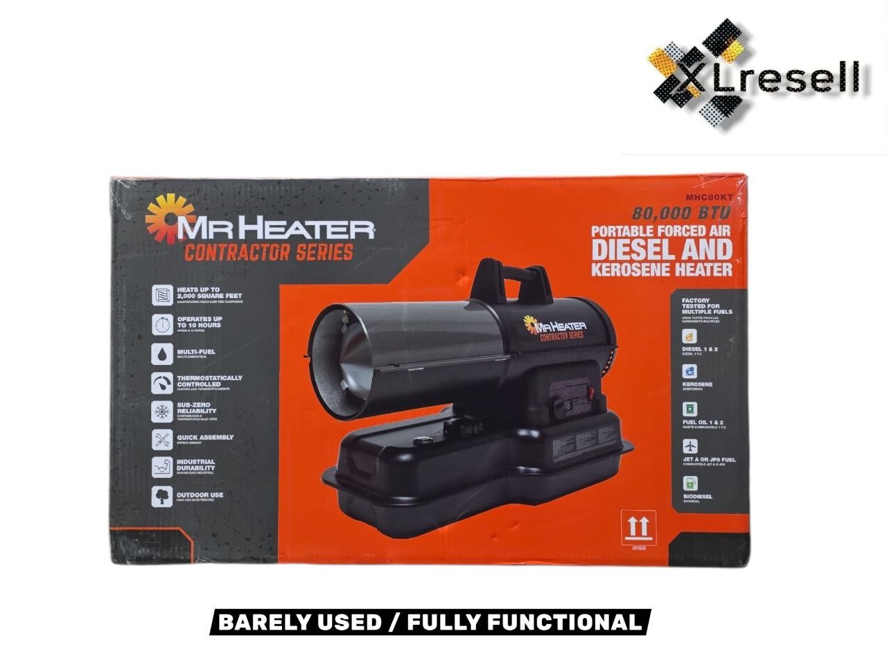 Contractor 80000 Btu Forced Air Kerosene Diesel Heater W The