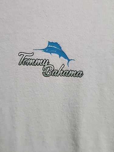Tommy Bahama T-Shirt Men XL Cotton Crew Neck Lawn Enforcement - Picture 7 of 10
