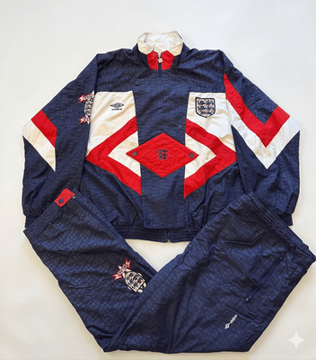 Umbro International 1992 vintage England big logo tracksuit | eBay