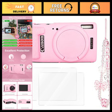 Pink Case for Canon Powershot ELPH 360 HS, IXY 650, IXUS 285 HS - Stylish Protec