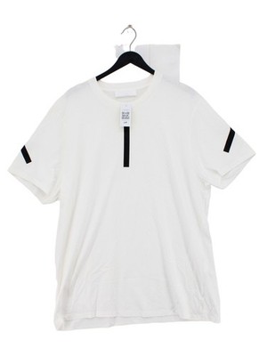 Neil Barrett Herren T-Shirt XXXL weiß 100% Baumwolle Basic