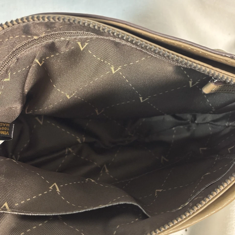 Новый Vince Camuto кожи через плечо хаки сумка / сумочка - Изображение 4 из 4