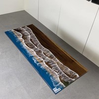 Esstisch Epoxy MöBel Designer Tisch Epoxidharz Tische 121X51Cm