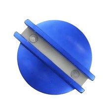 Car Universal Floor Jack Disk Pad Slotted Magnetic Side Adapter Pinch for Blue