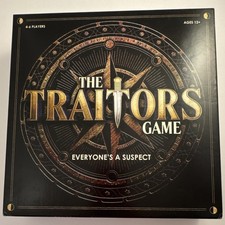 The Traitors Game Board Game Complete Set 4-6 Players Ages 12+ Blindfolds