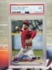 2018 Topps Update Shohei Ohtani Rookie Pitching PSA 9 #US1