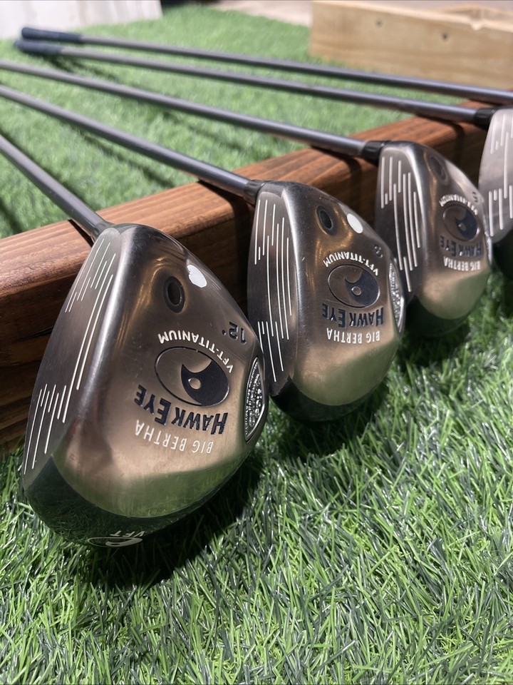 Set De Fers De Golf Callaway BIG BERTHA HawkEye VFT - 3-9, PW, AW, SW - 10 Pièces - Flex R Droitier - Occasion