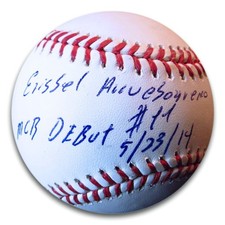 Erisbel Arruebarrena Signed Autographed Baseball Dodgers 