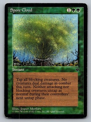 Spore Cloud (Myrfors) Common Fallen Empires Magic: The Gathering Damaged