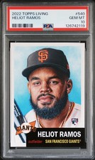 2022 Topps Living Set #540 Heliot Ramos PSA 10 Gem Mint RC Rookie 126742119