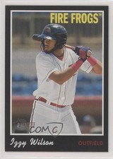 2019 Topps Heritage Minor League Edition Black 7/50 Izzy Wilson #127 3j2