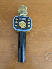 The Singing Machine Carpool Karaoke Wireless  Bluetooth Microphone CPK565G 