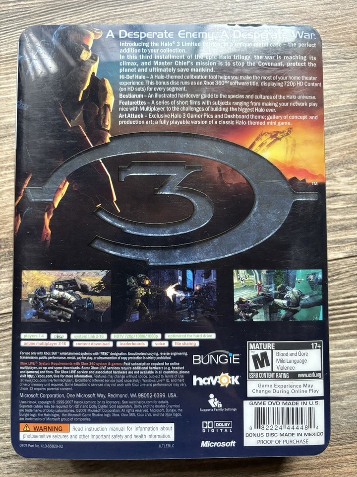 Halo 3 – Édition Collector – Xbox 360 - Jeux vidéo