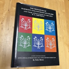 The Principles of Harmony and Contrast of Colors  - M. E. Chevreul (HB DJ 1987)