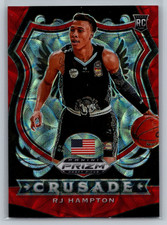 2020-21 Panini Prizm Draft Picks Crusade Choice Red 38/88 RJ Hampton #93