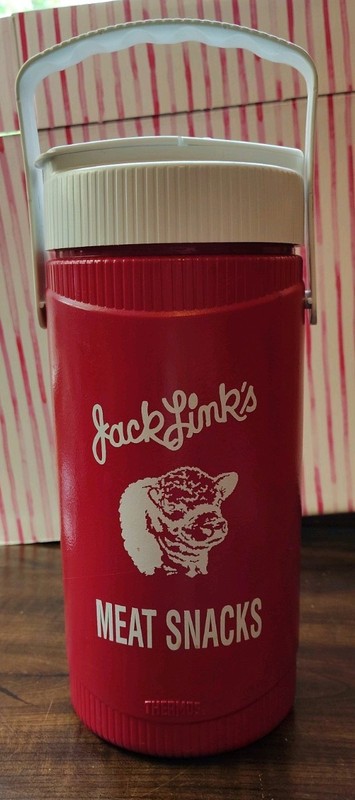 Vintage Jack Link's Meat Snacks Thermos Brand Water Jug