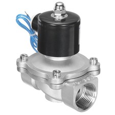 1\" NPT 12V DC Stainless Steel Electric Solenoid Valve for Gas Water Diesel