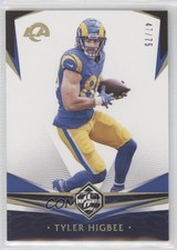 2020 Panini Limited Spotlight Gold 47/75 Tyler Higbee #83 11oq