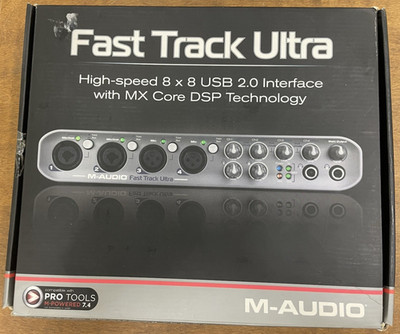 M-Audio Fast Track Ultra 8x8 Usb 2.0 W/ Mx Core Dsp Technology ML-03-00384